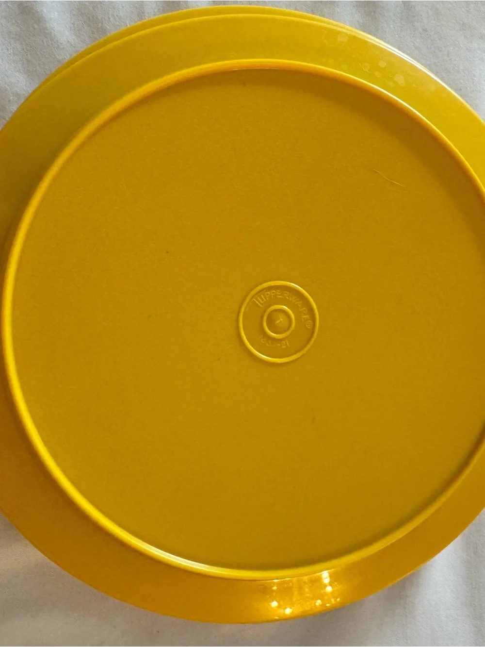 Tupperware bright yellow